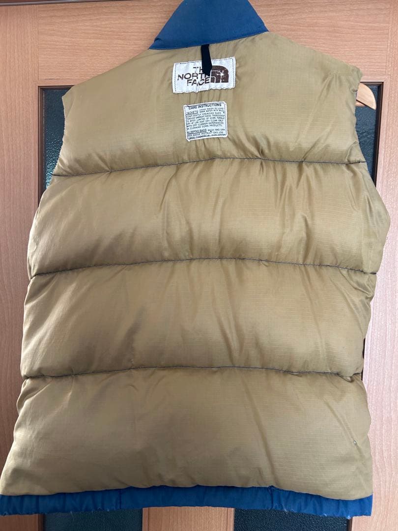 THE NORTH FACE 80's 茶タグ ネイビー ダウンベスト M
