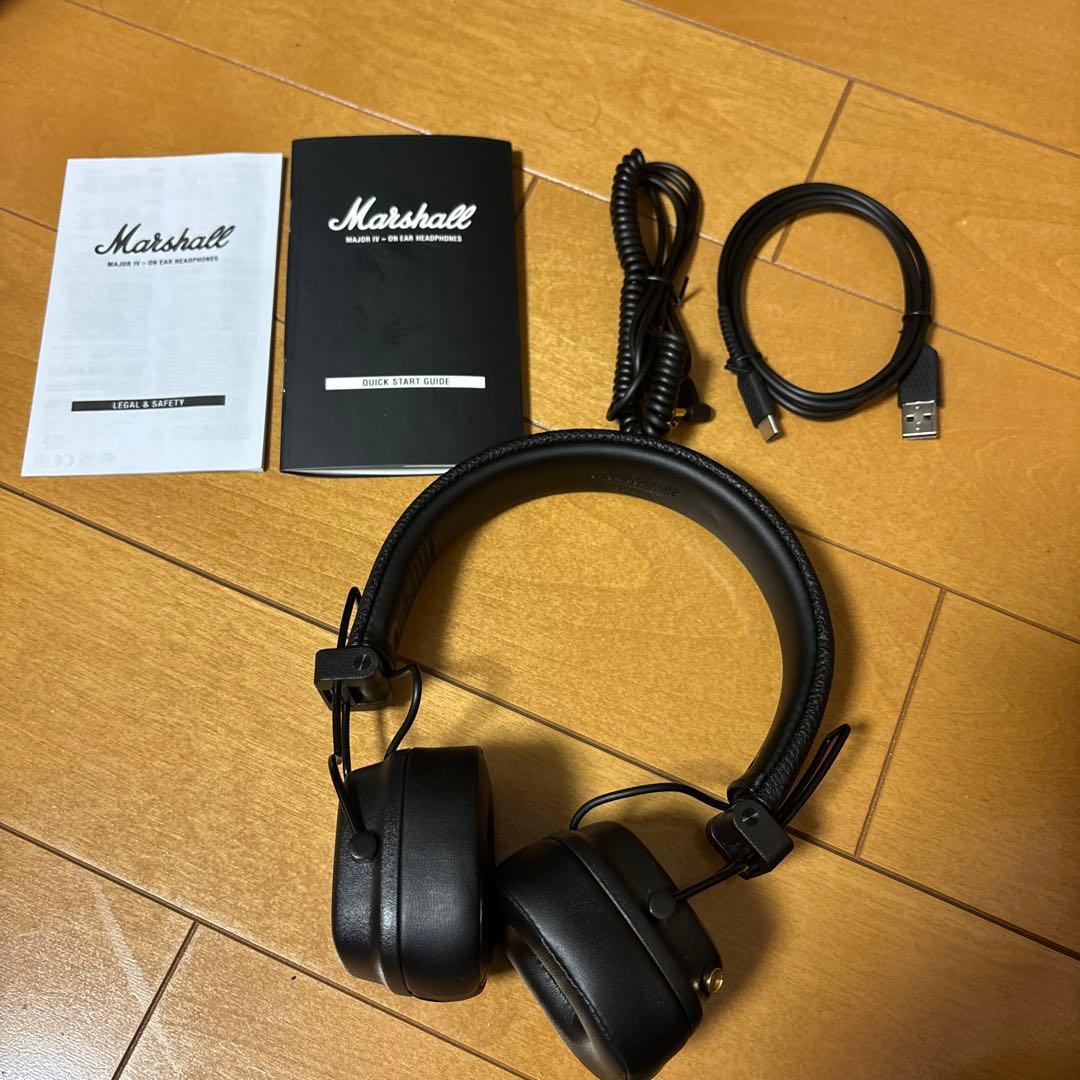 Marshall IVワイヤレスヘッドホン ブラック