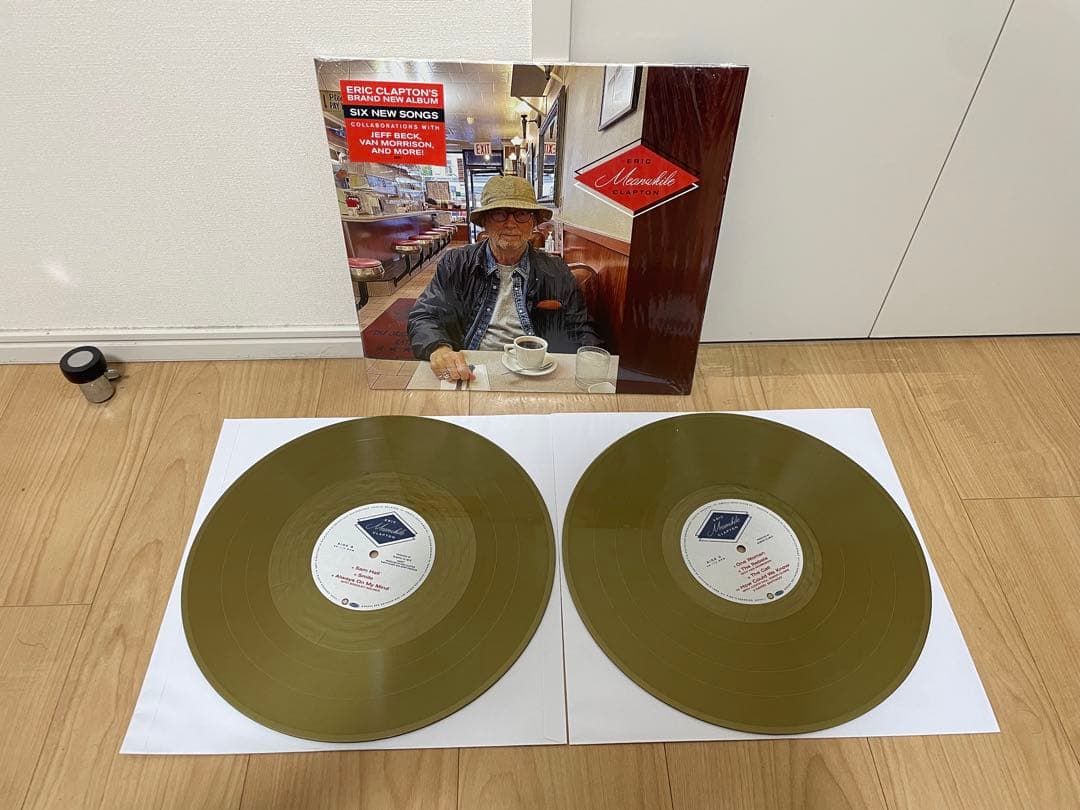 ERIC CLAPTON Meanwhile ゴールド2枚組レコード