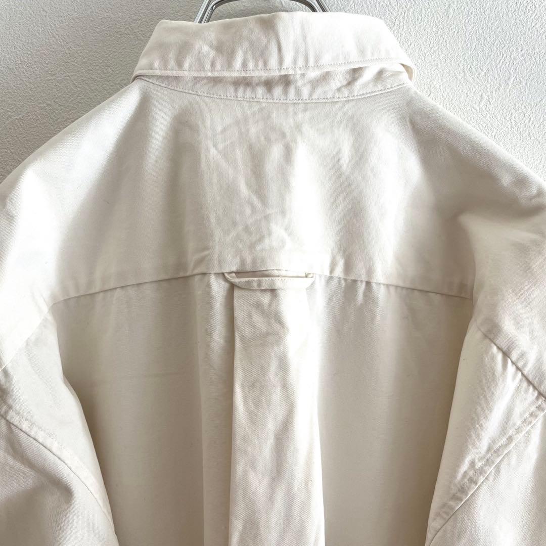 定価2.97万 ウィムガゼット ヒヨクオーバーシャツ エクリュ 上質シャツ 春
