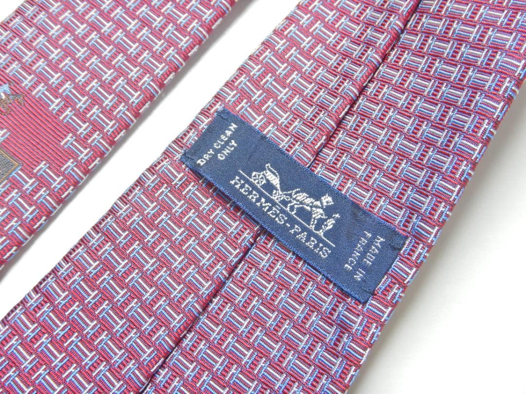 HERMES エルメス ネクタイ シルクタイ 336290T 7cm カンテ