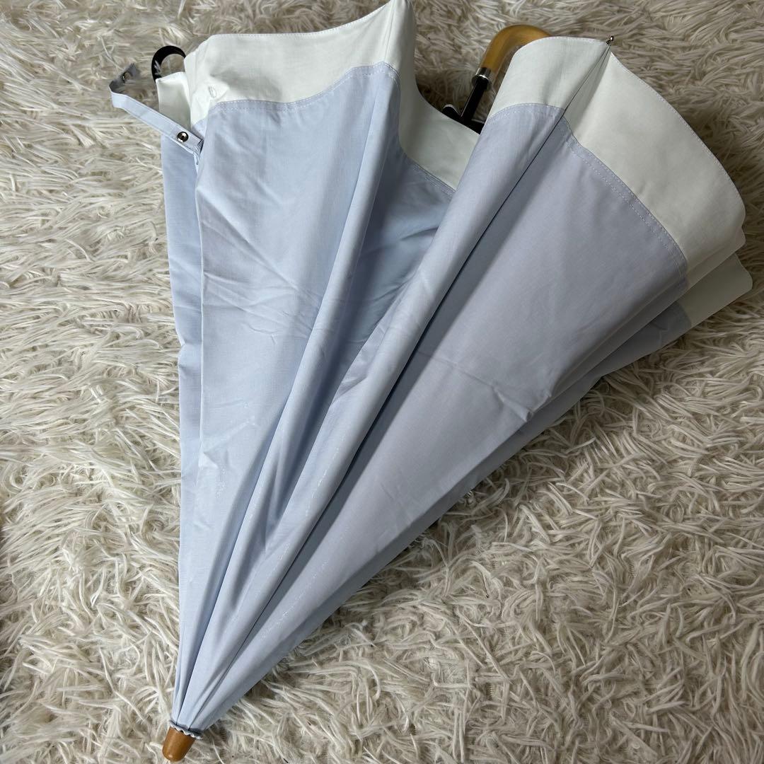 COKAGE+ 木手元 55cm 2WAY折 切り継ぎ パウダーブルー