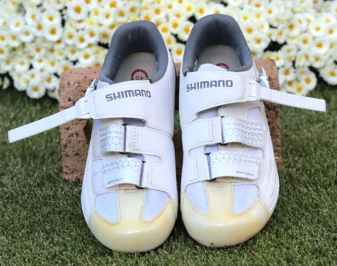 SHIMANO ビンディングシューズ ホワイト サイズ25.2cm