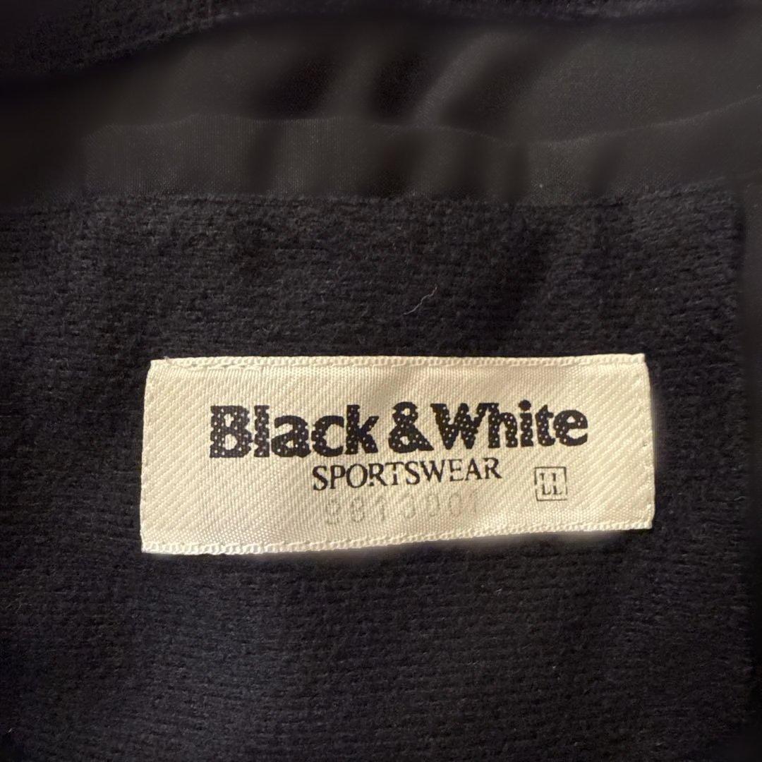 Black&White SPORTS ブルゾン 黒 LL 3L相当 ビッグサイズ