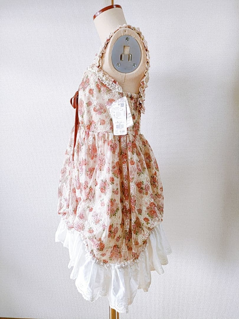 花柄レースチュニック axes femme