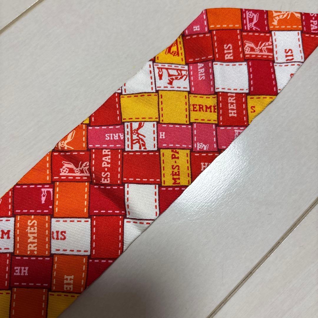 HERMES エルメス ツイリー ボルデュック リボン柄 確実正規品 スカーフ