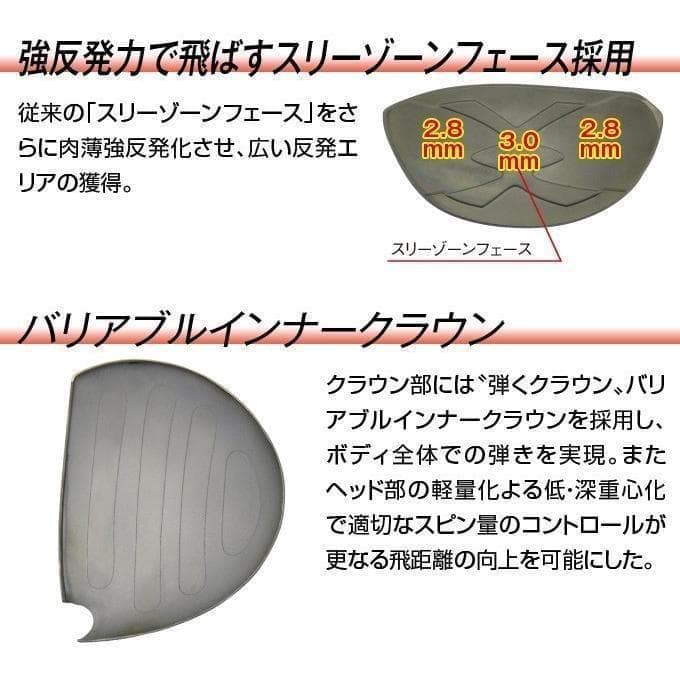 ★新品 ワークスゴルフ マキシマックスドライバー USTマミヤ VspecαⅣ