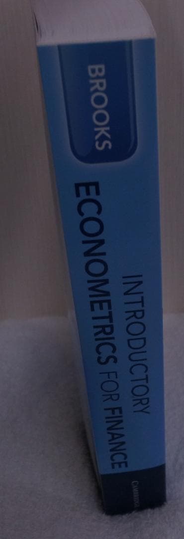 ビジネス・経済 Introductory Econometrics for Finance