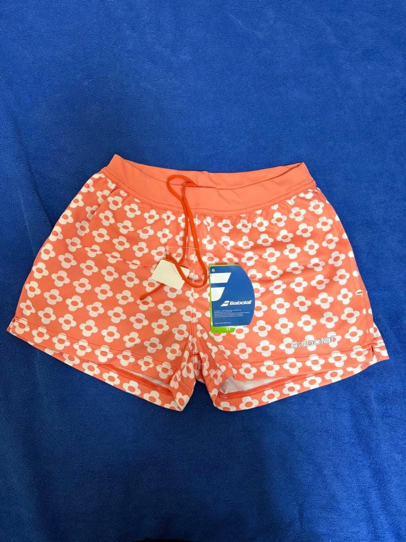 【新品】BabolatコーラルピンクのTシャツとショートパンツセット S