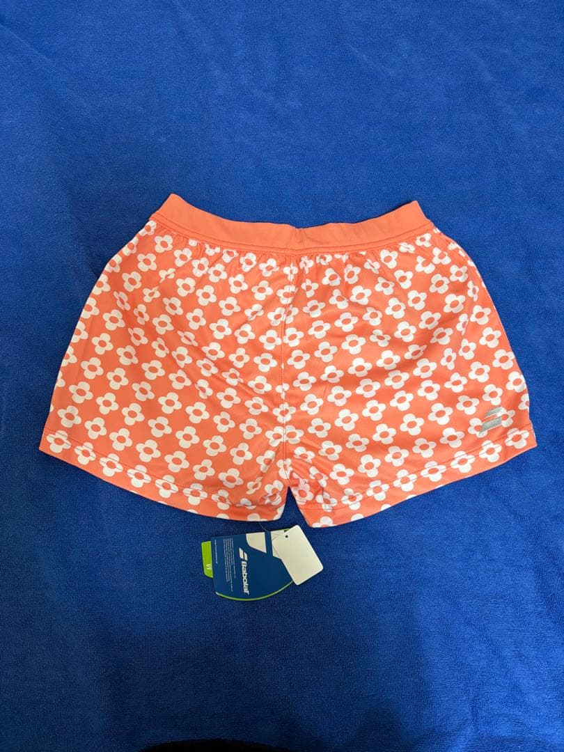 【新品】BabolatコーラルピンクのTシャツとショートパンツセット S