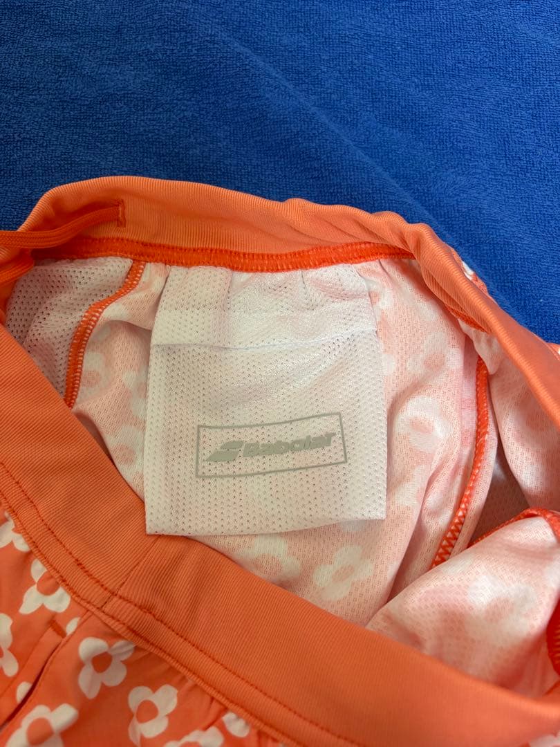 【新品】BabolatコーラルピンクのTシャツとショートパンツセット S