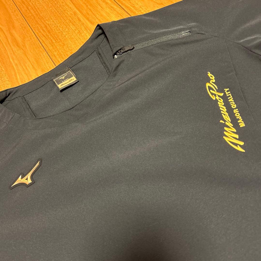 新品未使用品！Mizuno Pro ミズノプロ ハーフジップジャケット L 黒