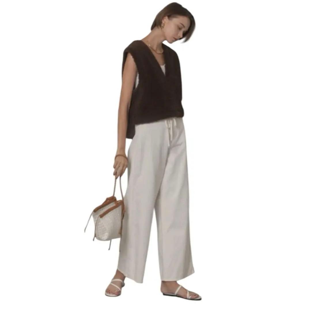 超美品　CADUNE カデュネ　36 タグあり　1度着用の美品　残布あり　茶色