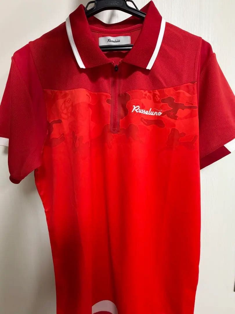 【美品】Russeluno 迷彩柄レッドシャツ サイズ5