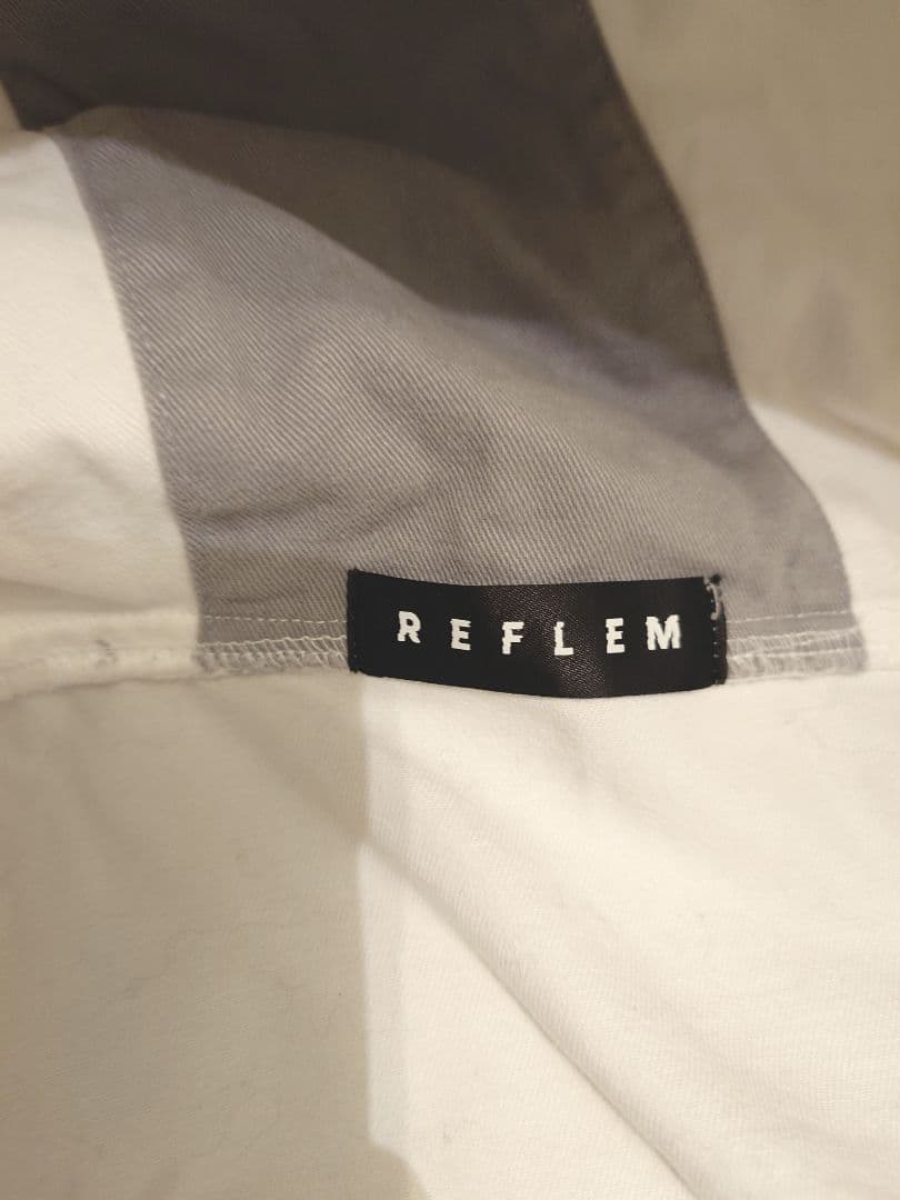 『REFLEM/レフレム』ZIPパーカー/ジップアップパーカー ホワイト