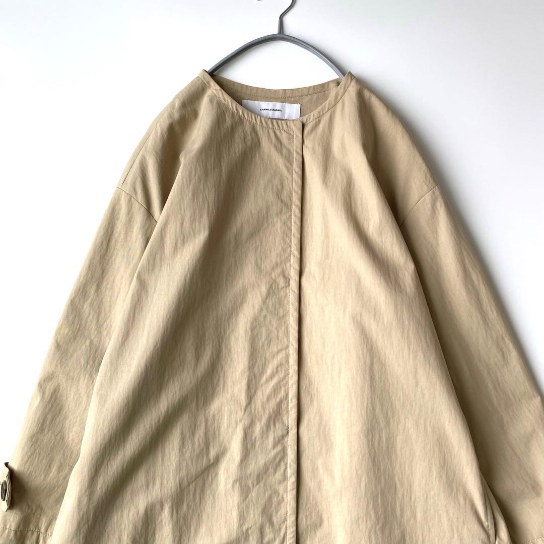 定番✨ジャーナルスタンダード　コットンナイロンギャバフレアコート ゆったり