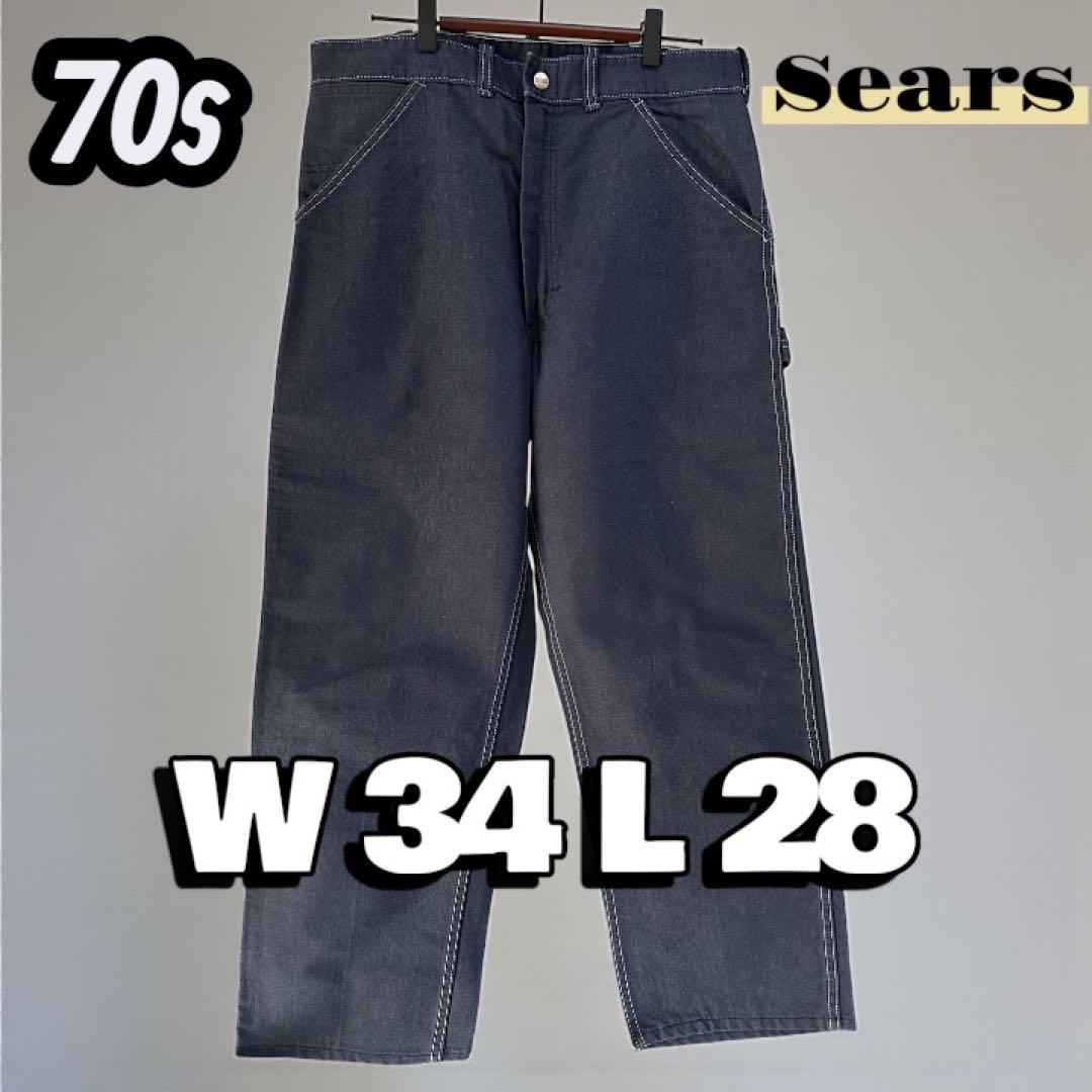 70s Sears ペインターパンツ USA製 34×28 ヴィンテージ