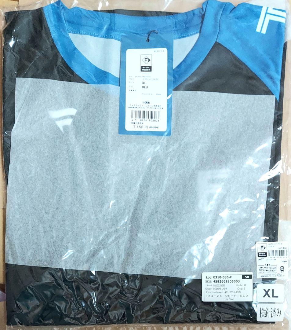 ファイターズ　ON-FIELD　Fロゴ　Tシャツ　XL ブルー　新品❗未開封