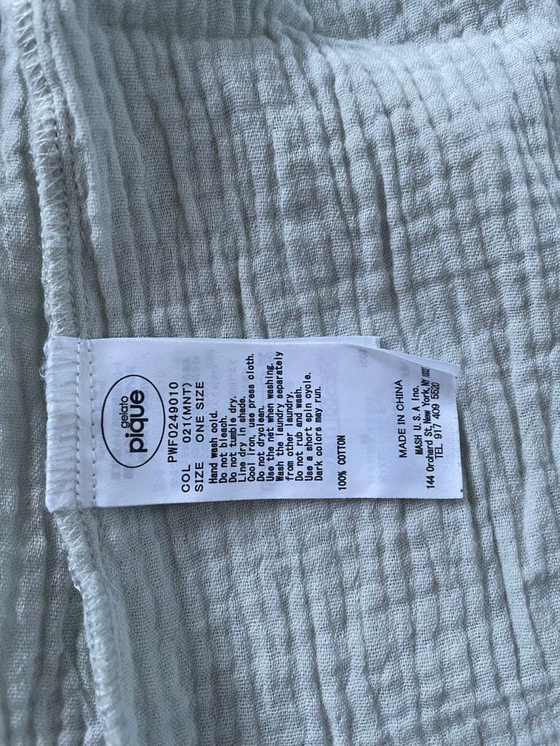 ジェラートピケ　マタニティガーゼワンピース　gelato pique