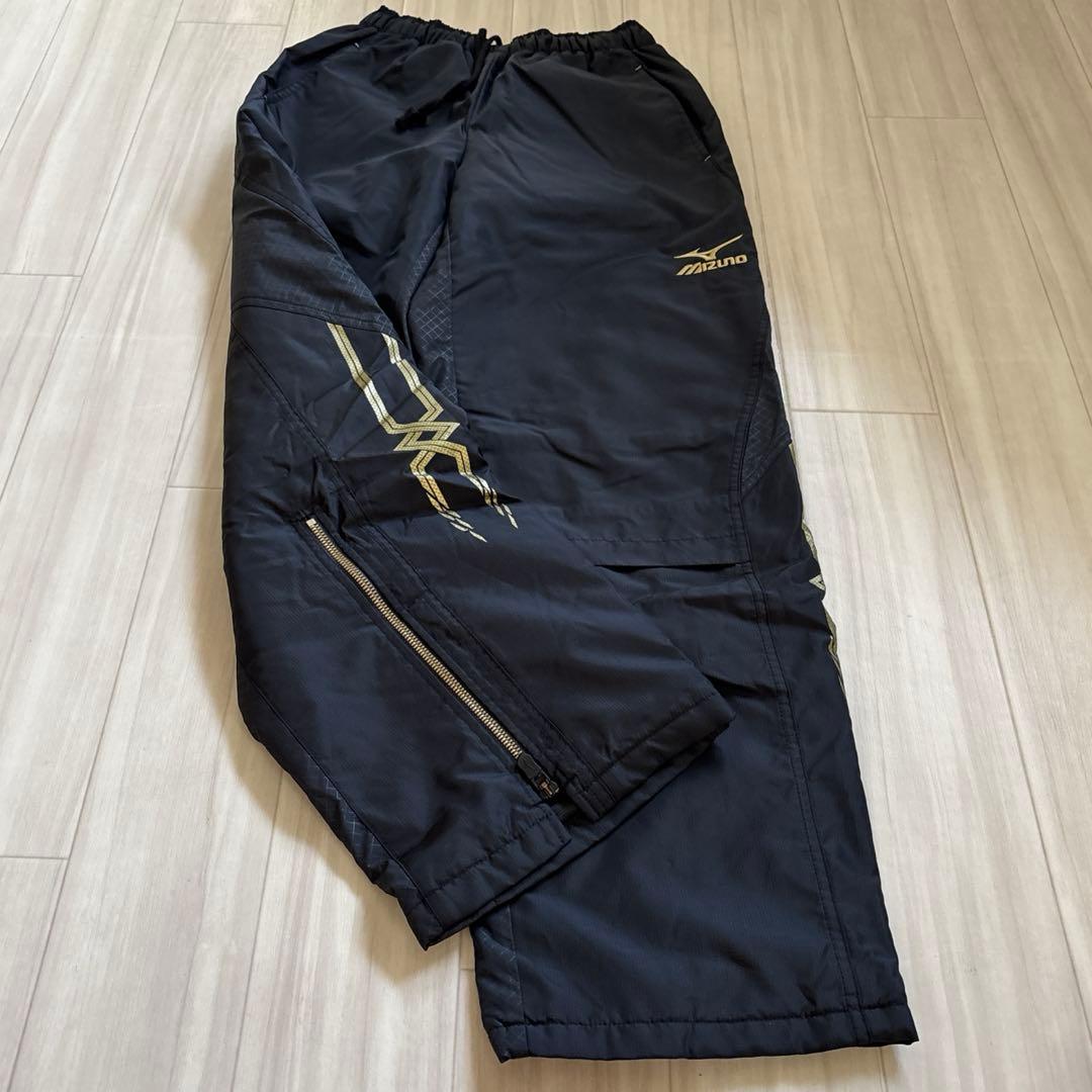 美品　Mizuno ブレスサーモ　ウィンドブレーカー上下　メンズSサイズ　極暖