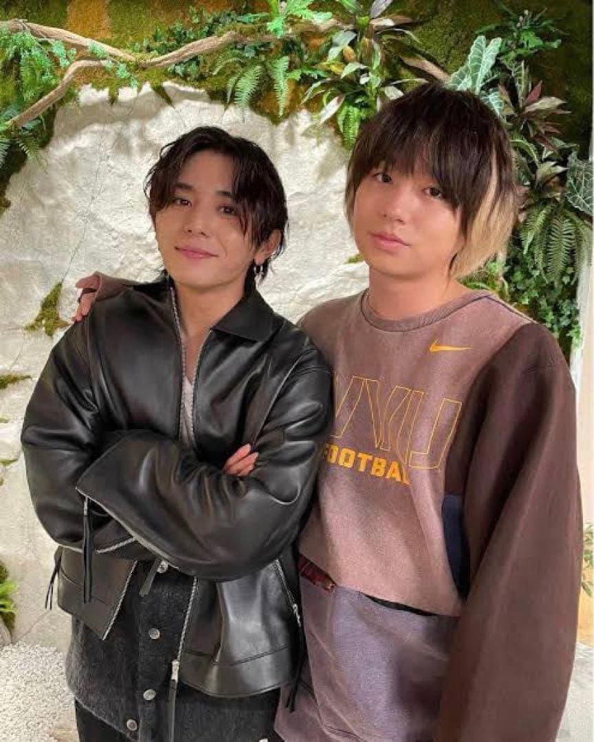 山田涼介　着用　MAISON SPECIAL ラムレザージャケット
