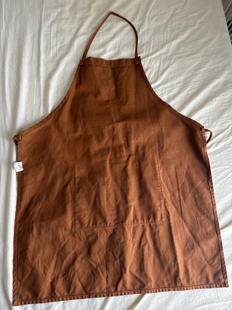 ◾️ひなまなママ◾️DRESSSEN ドレスセン エプロン 茶