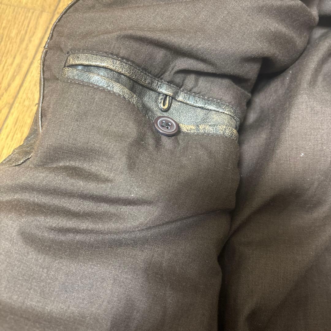 ZARA ブラウンレザージャケット　L