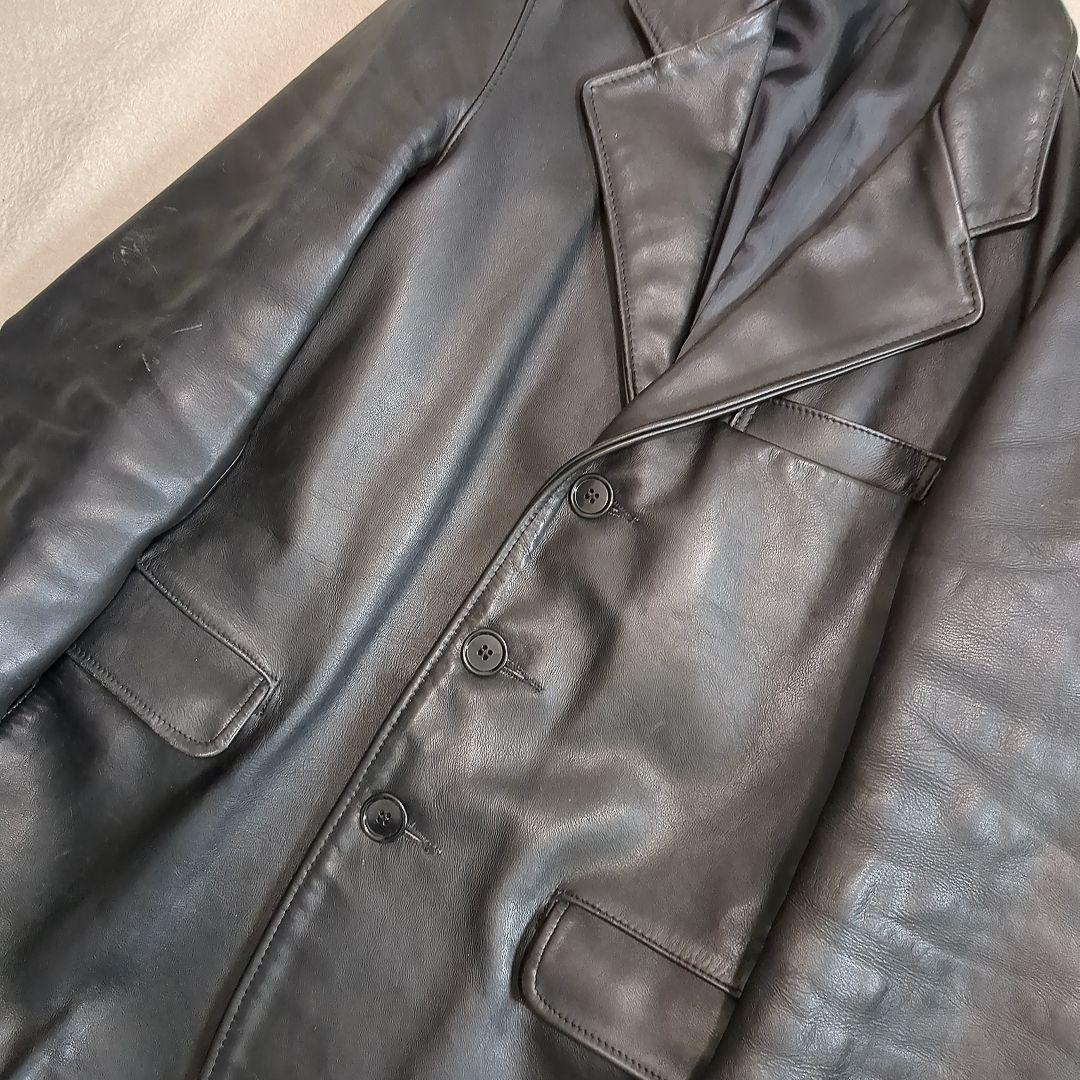 美品 SCHOTT 牛革 カーコート ブラック 38サイズ レザージャケット