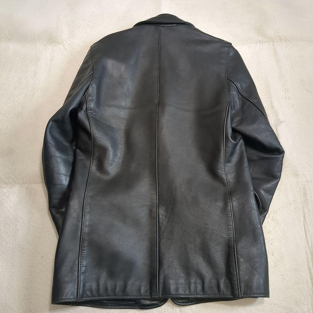 美品 SCHOTT 牛革 カーコート ブラック 38サイズ レザージャケット