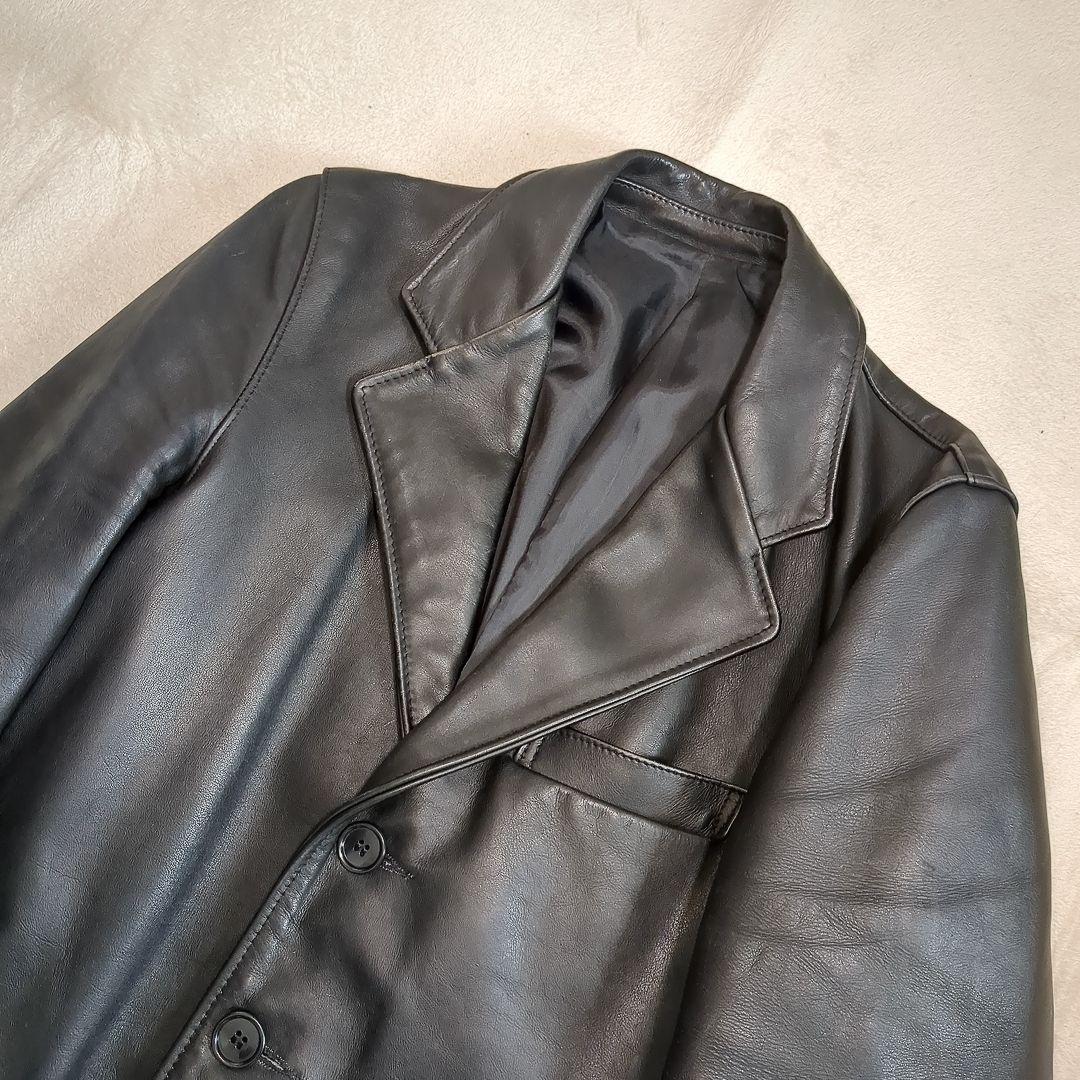美品 SCHOTT 牛革 カーコート ブラック 38サイズ レザージャケット