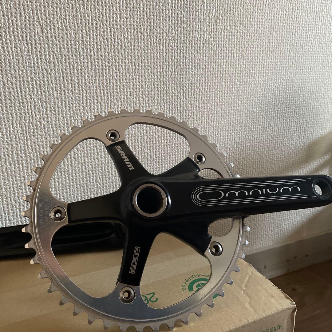 【希少】SRAM OMNIUM クランクセット チェーンリング付き ピスト 競輪
