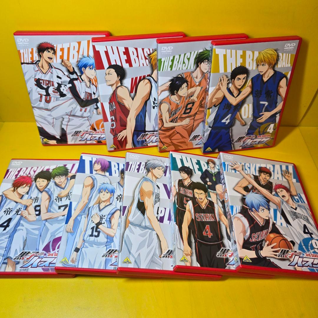 新品ケース交換済　黒子のバスケseason1～3+総集編+劇場版 DVD 31巻