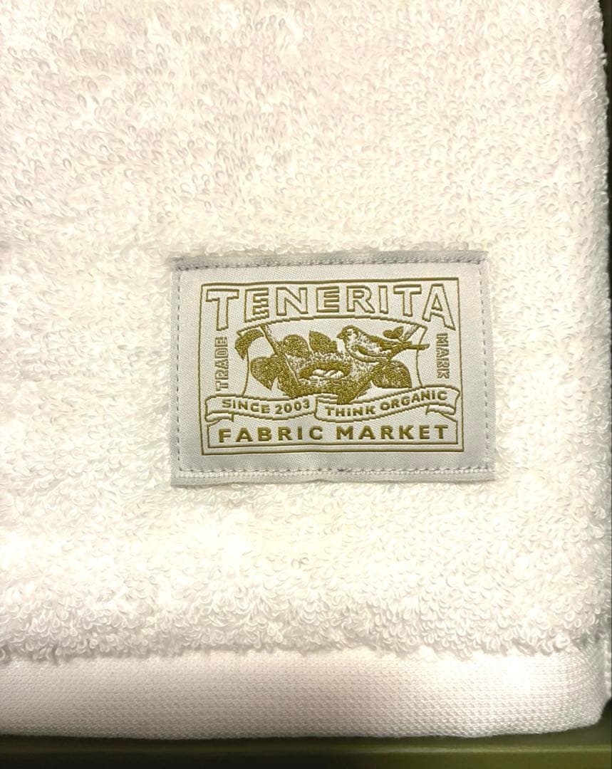 ◆TENERITA◆オーガニックコットン フェイスタオル 2枚セット 【新品】