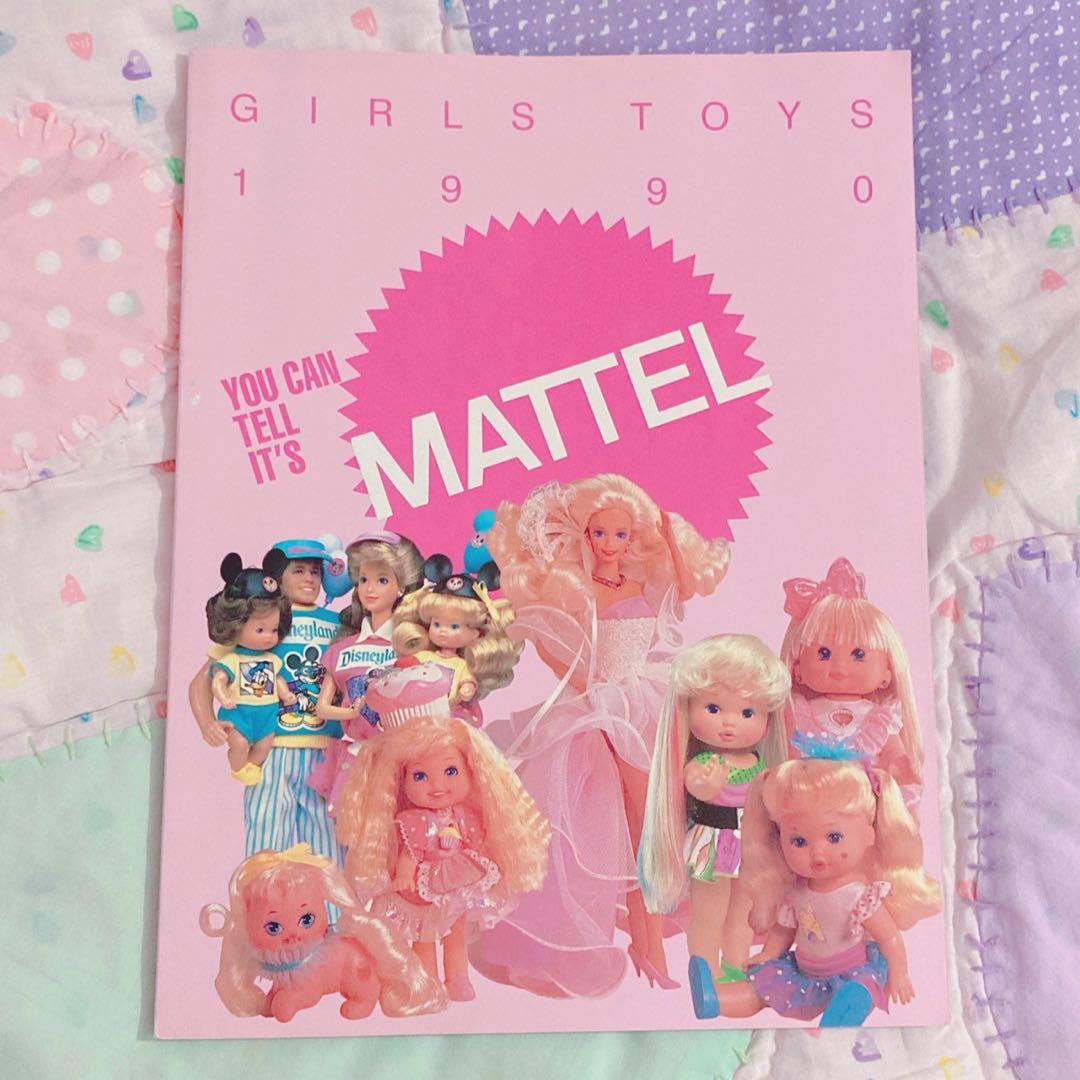 ♡マテル カタログ 1990 レトロファンシートイ バービー spank♡