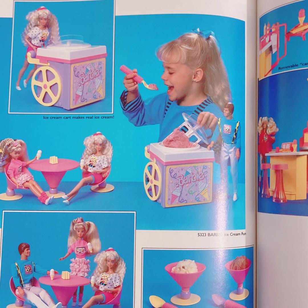 ♡マテル カタログ 1990 レトロファンシートイ バービー spank♡