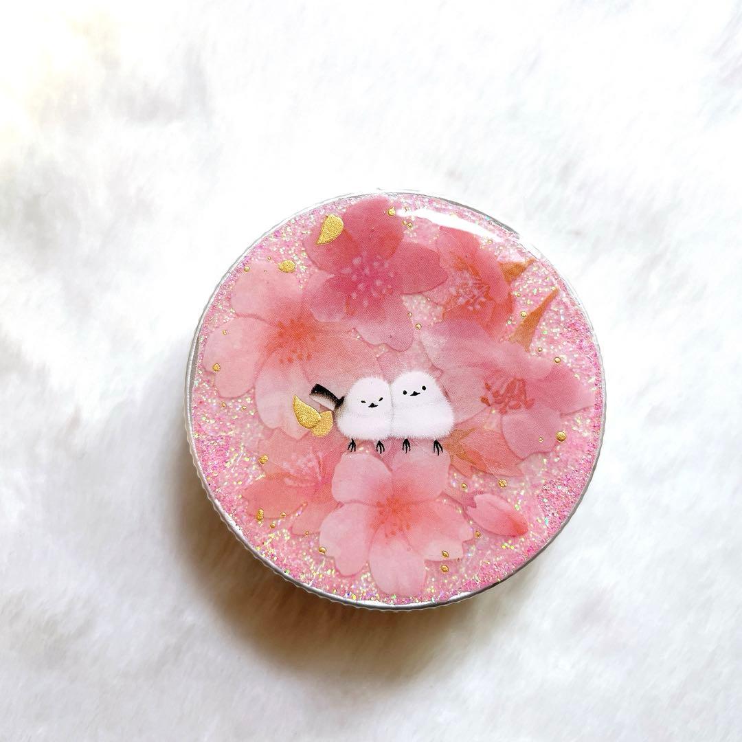 シマエナガ❁⃘*.゜レジンクリームケース ✿
