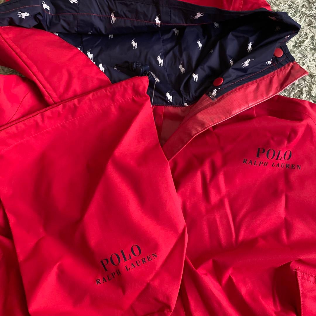 POLO RALPH LAUREN レインポンチョ ”ポケッタブル” （レッド）