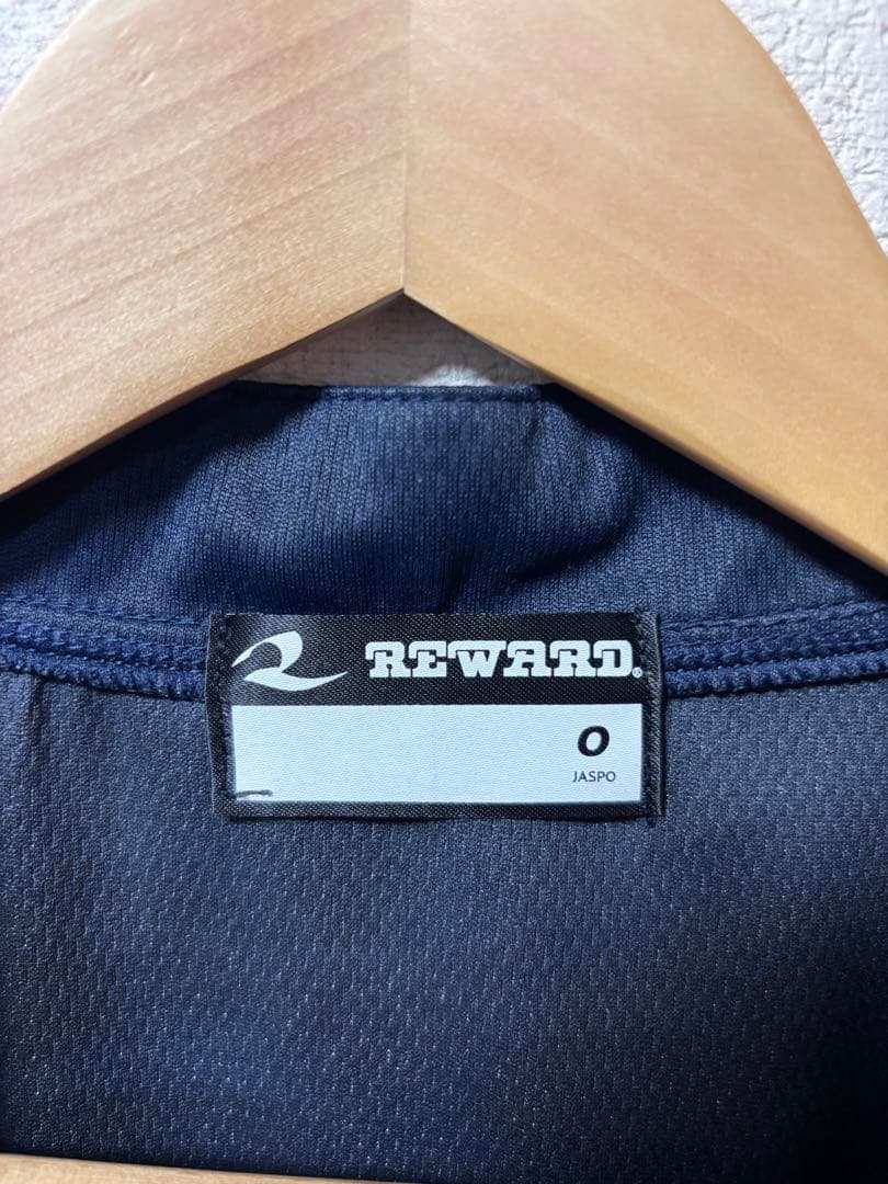 REWARD ネイビー ジッパー付きウェア Oサイズ