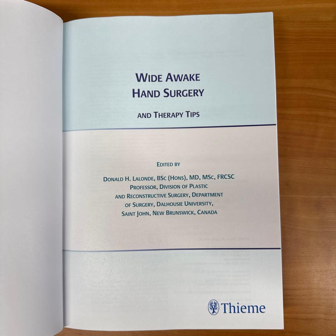 健康・医学 Wide Awake Hand Surgery and Therapy Tips