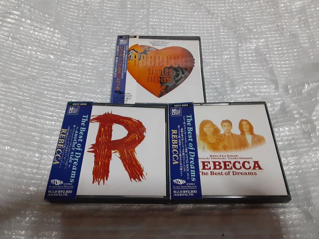 帯付き MD REBECCA SINGLES The Best 他 レベッカ