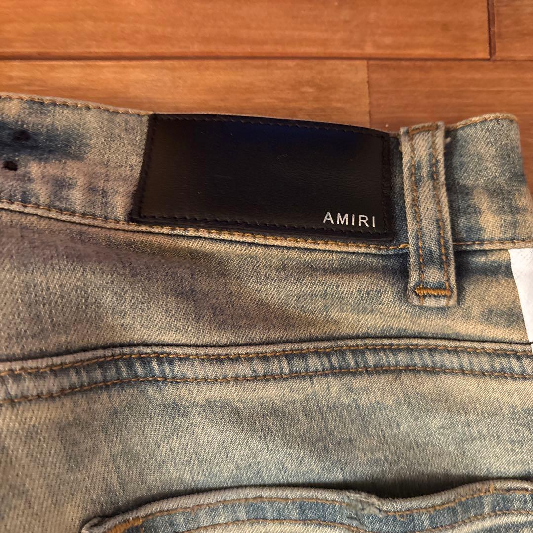 AMIRIアミリダメージ加工スキニーデニム