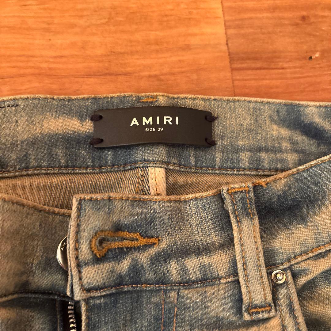 AMIRIアミリダメージ加工スキニーデニム