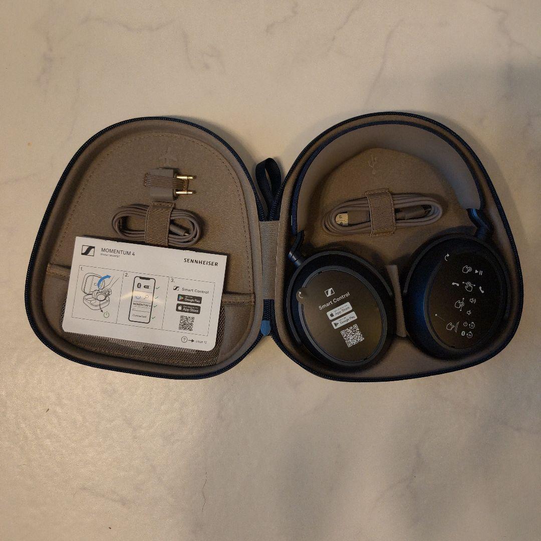 ヘッドホン Sennheiser MOMENTUM 4 Wireless +BTD 700