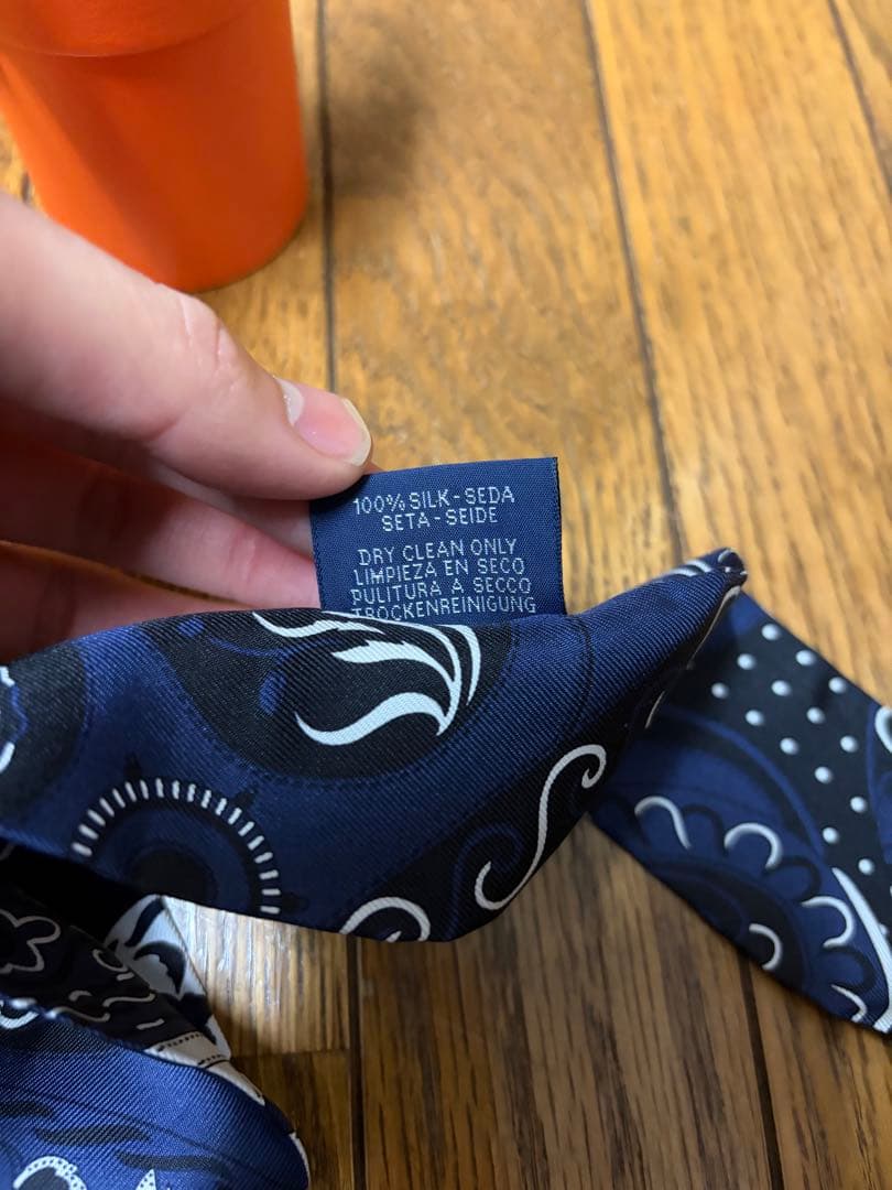 C*o様 超美品 HERMES ツイリー ネイビー