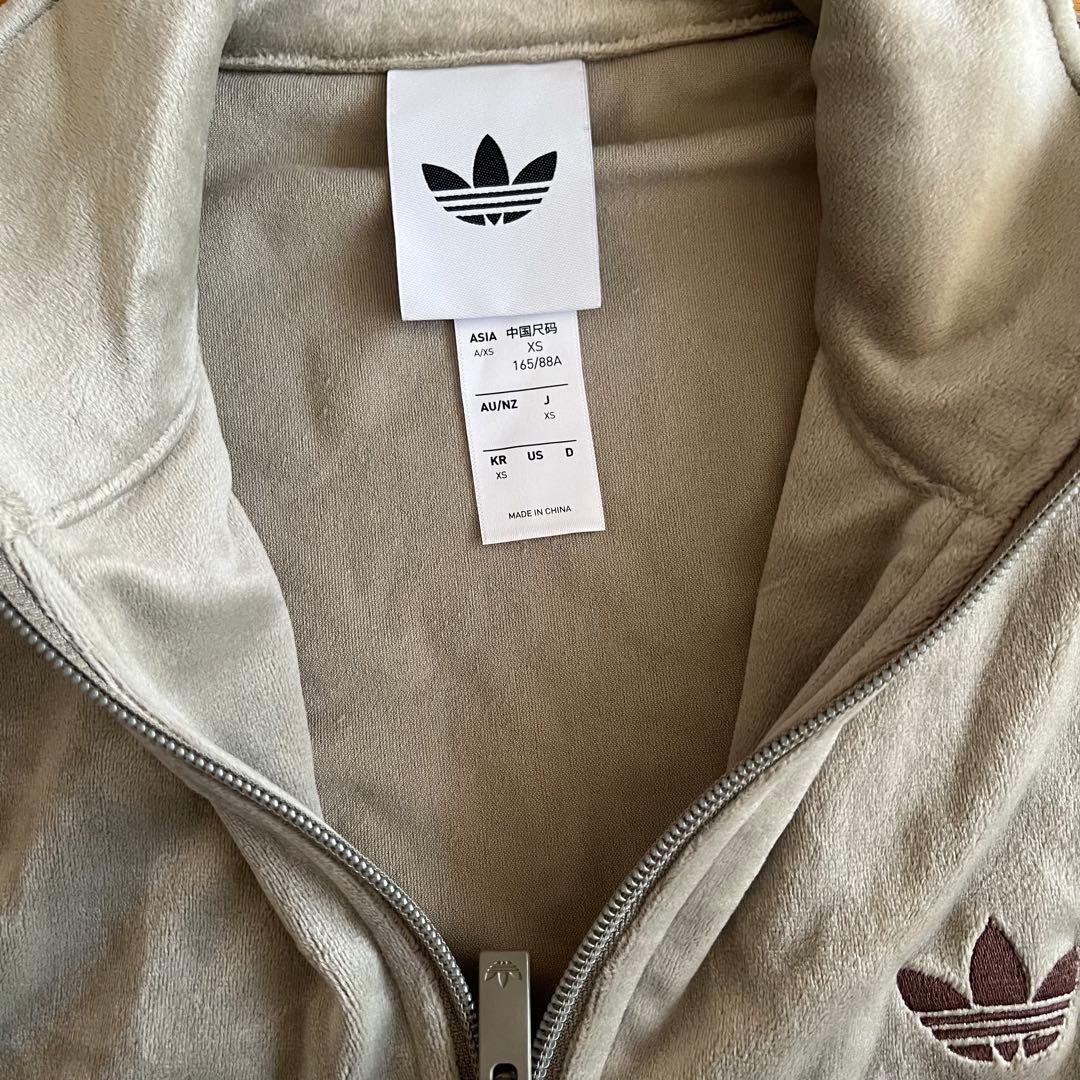 adidas journalstandard トラックトップベロア　ベージュXS