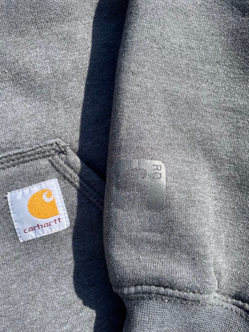 Carhartt サーマル裏地 パーカー グレー メキシコ製