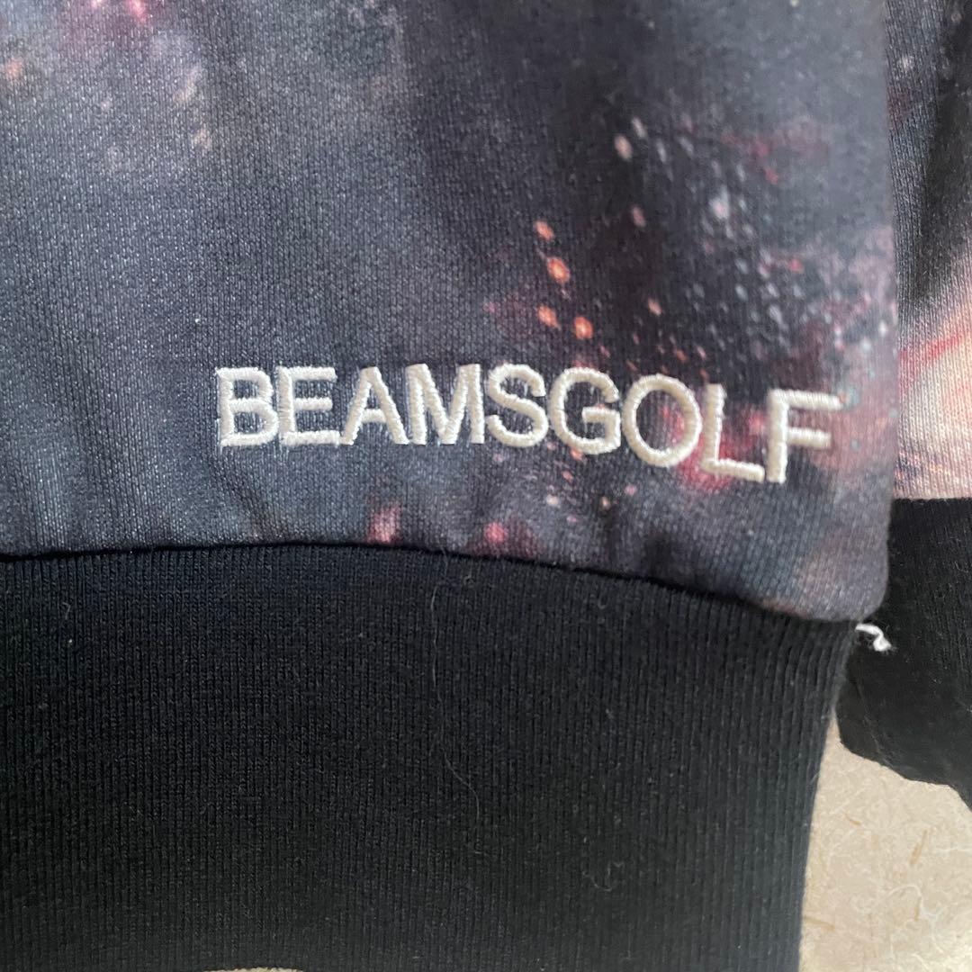 BEAMS GOLF ビームスゴルフ 宇宙柄 スウェットパーカー 総柄 M