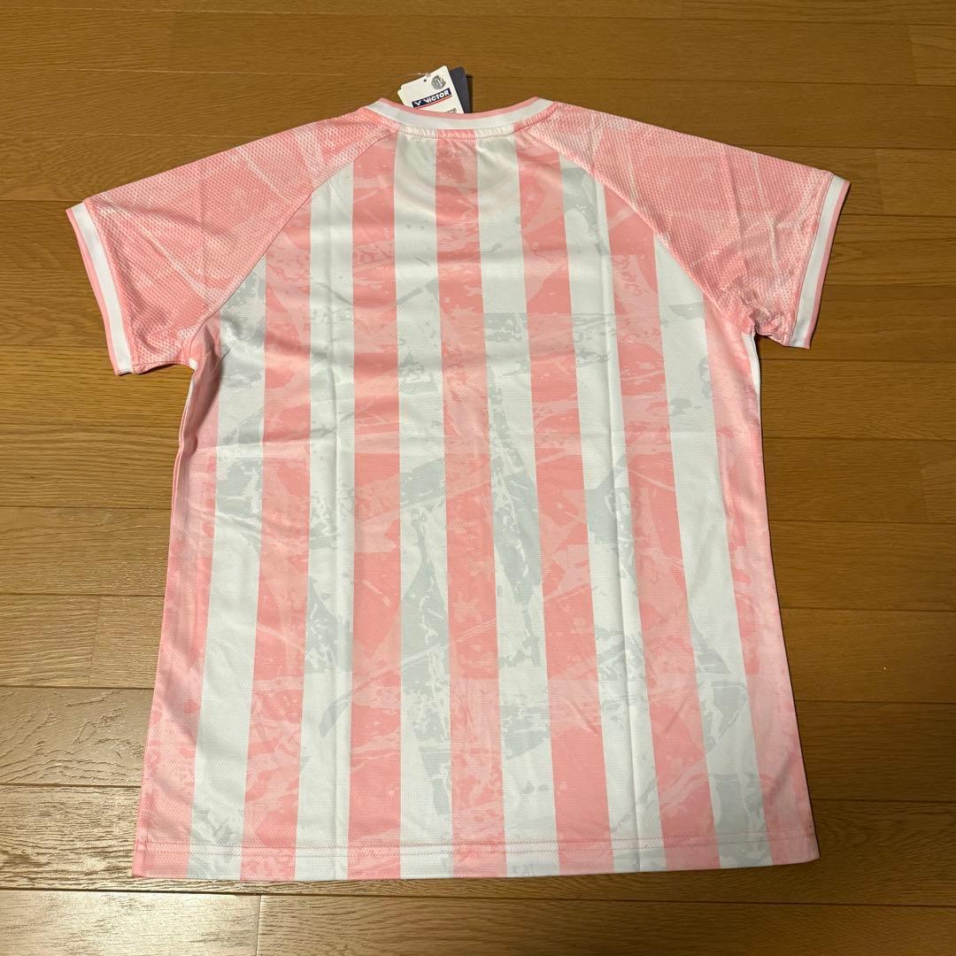 Victor バドミントンTシャツ　サイズL アントンセンモデル