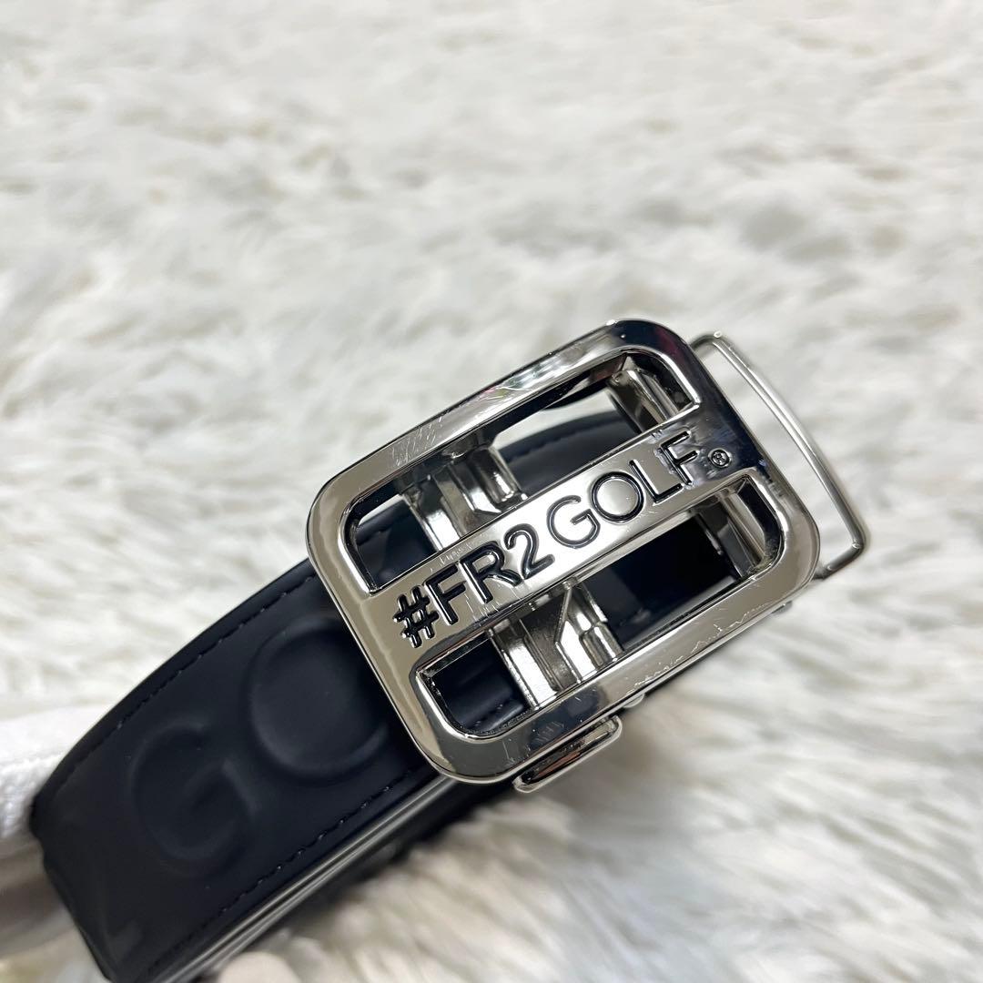 美品 #FR2 GOLF FR2 ゴルフ エンボスロゴ ベルト