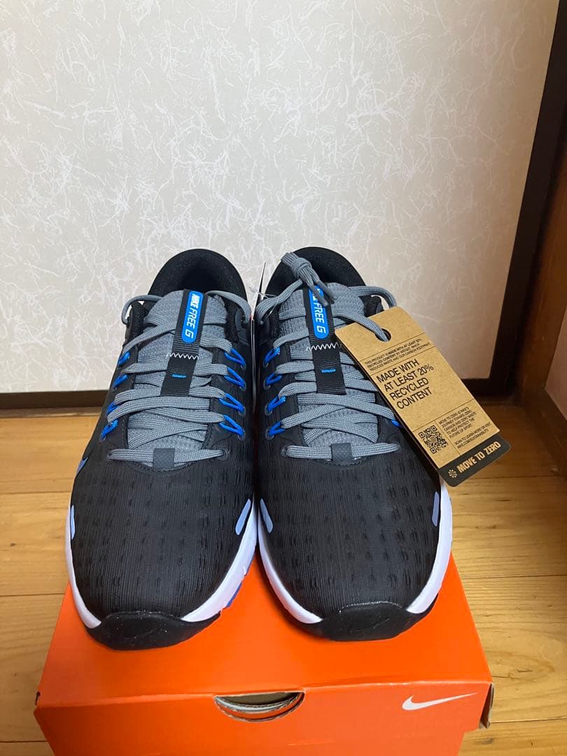 NIKE ナイキ　フリーゴルフ　28.5cm ワイド　ブラック　ブルー